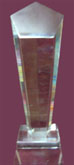 Corporate gifts-Crystal Trophy Bangalore